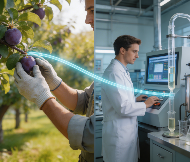 od branja sljiva na vocnjaku do analize u laboratoriji